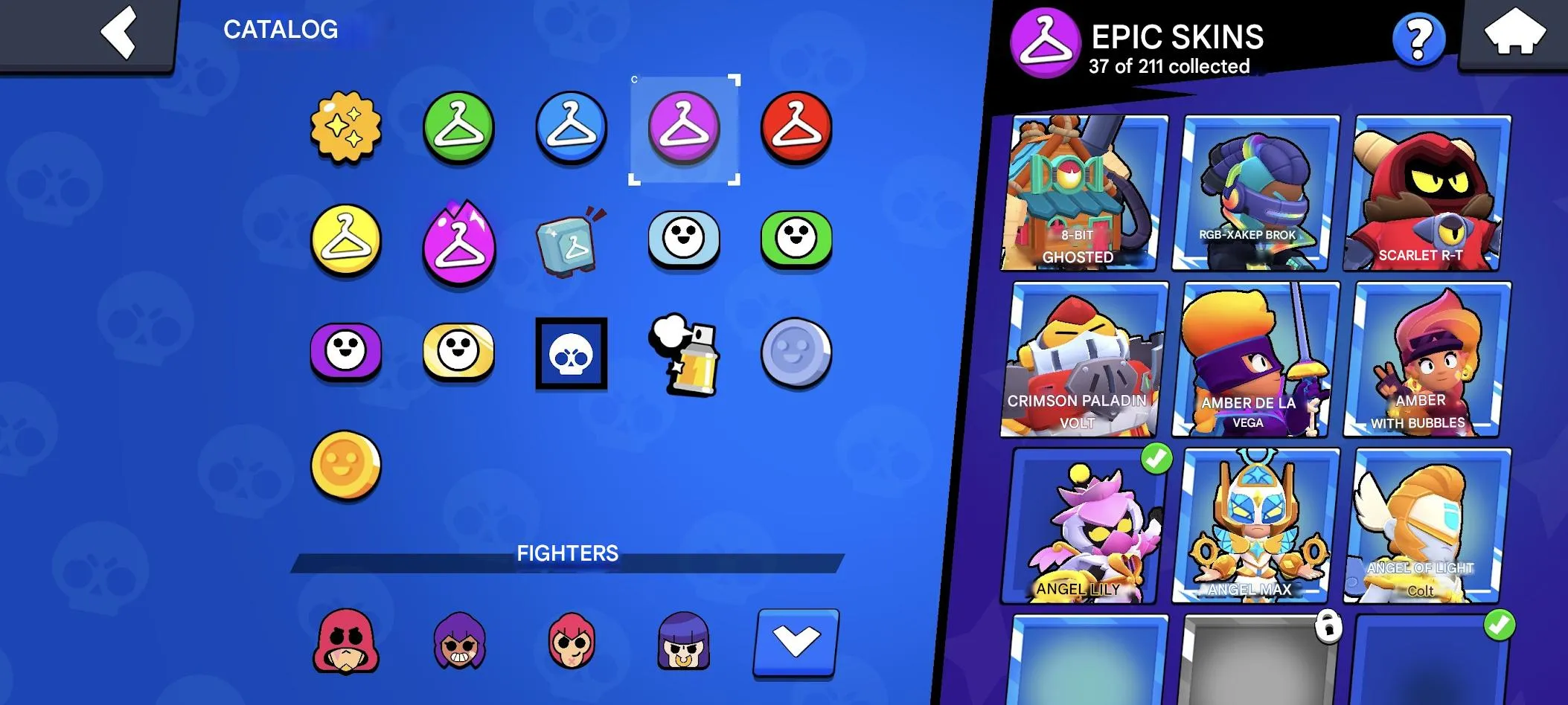 BS1904 80 Brawlers | 52407 Trophies | Squid Fortis 4 Hypercharges | 150+ Skins
